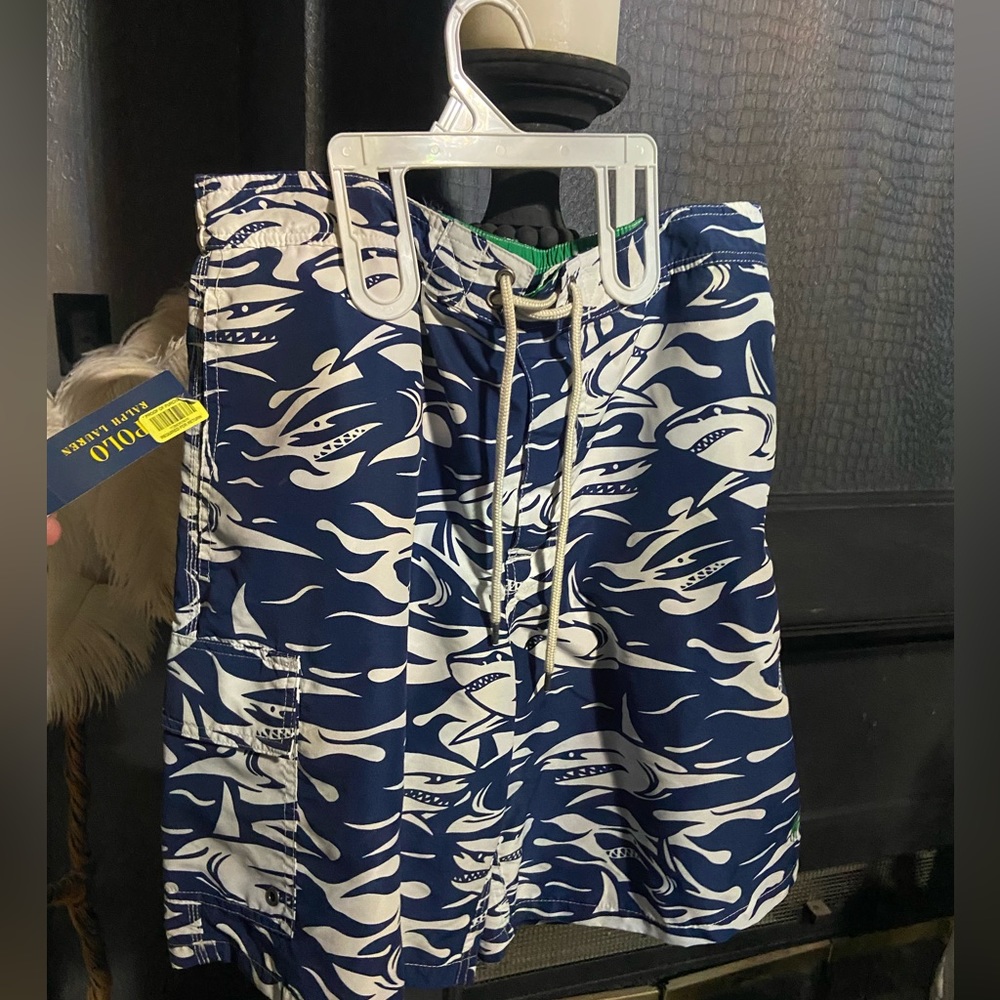 polo shark swim trunks xl